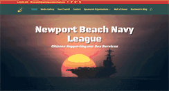 Desktop Screenshot of navyleaguenewportbeach.org